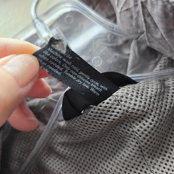 Soma Weekends Full Zip Windbreaker Jacket Zip Pockets Size XL Crinkle Texture - Picture 6 of 6